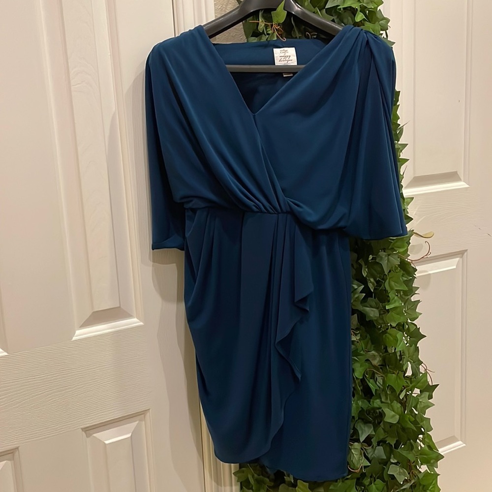 Blue Flowy Cotton Dress